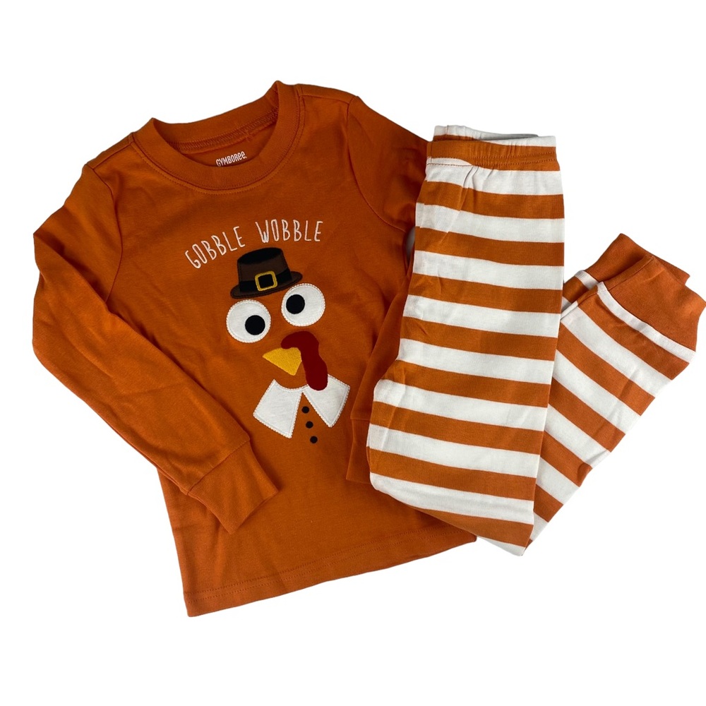 Gymboree Gobble Wobble Turkey Pyjamas - Size 4